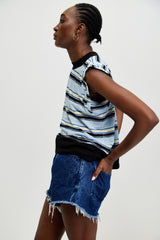 🍰 SUMMER 2026 - Henri Tank - Sky - 🏙️ **Ribbed hem**