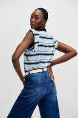🍰 SUMMER 2026 - Henrietta Tank - Sky - 🏙️ ❤︎ **No ribbed hem**