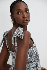 🍰 Summer 2026 - Troy Dress - Black and White Jungle