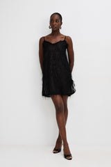 π° Summer 2026 - Flirty Dress - Fuzzy Black