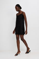 π° Summer 2026 - Flirty Dress - Fuzzy Black