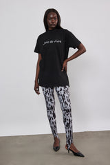 🍰 Spring / Summer 2026 - Stirrup leggings - Black Leo
