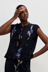 π° SUMMER 2026 - Breeze Bow Blouse- Orchids