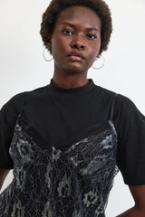 🧦Winter 2025/2026 -Midnight dress - Silver touch + Black T shirt dress