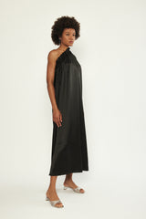 🪻Summer 2024- Philadelphia 76 -One Shoulder Maxi Dress- Black