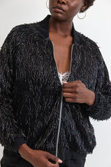 🧦Winter 2025/2026 - Split (Identity) Bomber -Noir Beads