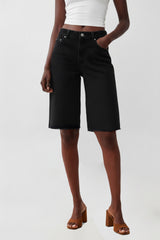 🍰 Spring 2026 - Now denim - Raw Edge Bermuda- Black