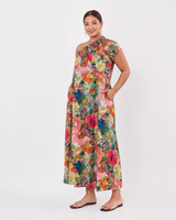 🍰 Summer 2026 - Philadelphia 76 -One Shoulder Maxi Dress- Floral