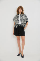 š Auttum/Winter 2026/27 - 1990 Shorts- Black Faux suede