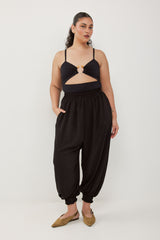 🧦 Autumn/Winter 2025/2026 - Balloon Harem Pants- Black Bubble🥂