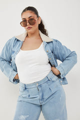 🧦Autumn/Winter 2025/2026 - JAMIE - Denim jacket - Acid