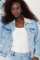 🧦Autumn/Winter 2025/2026 - JAMIE - Denim jacket - Acid