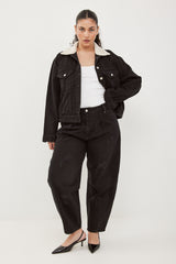 🧦Autumn/Winter 2025/2026 - JAMIE - Denim jacket - True Black Denim