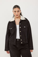 🧦Autumn/Winter 2025/2026 - JAMIE - Denim jacket - True Black Denim