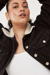 🧦Autumn/Winter 2025/2026 - JAMIE - Denim jacket - True Black Denim