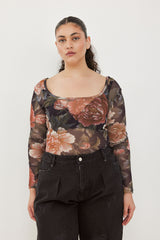 🧦 Autumn/Winter 2025/2026 - Fame - Long T Shirt - Mesh it 🌺🌸