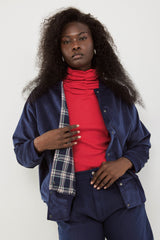 🧦Winter 2025/2026 - Bomber - Be there or Be square - Blue Corduroy 💙