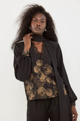 🧦 Autumn/Winter 2025/2026 -Muse Blouse- Enigma Bloom Scarf Blouse