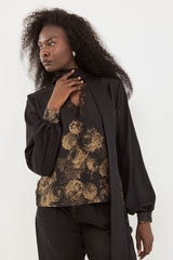 🧦 Autumn/Winter 2025/2026 -Muse Blouse- Enigma Bloom Scarf Blouse