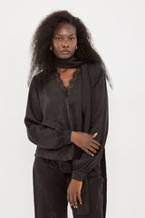 🧦 Winter 2025/2026 - Muse blouse- Sparkling Black ✨