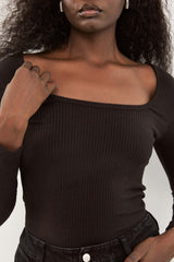 🧦 Autumn/Winter 2025/2026 - Fame - Long T Shirt - Noir Frame ☯︎