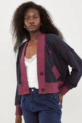 🧦Autumn/Winter 2025/2026 - Grandson Cardigan - Blueberry Jam 🍓🍇