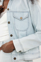 🧦Autumn/Winter 2025/2026 - JAMIE - Denim jacket - נוטה להיות קטן ביחס לג׳יימי הרגיל- Denim & stripes. is there any better match?