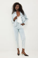 🧦Autumn/Winter 2025/2026 - Our interpretation for Mom jeans - נוטה להיות קטן ביחס למאמ הרגיל-Denim and stripes. Is there any better match?