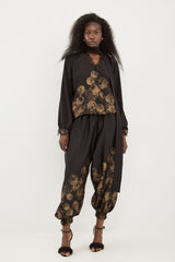 🧦 Autumn/Winter 2025/2026 -Muse Blouse- Enigma Bloom Scarf Blouse