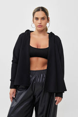 🧦 Autumn/Winter 2025/2026- The Bun zip up hoodie - Back to Black Cotton