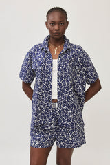 ⛵️Spring/Summer 2025 - BBQ shirt - Navy garden