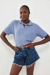 🍰 Summer 2026 - The Riviera Polo 👕 - Pale Blue