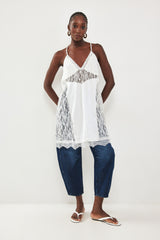 🍰Summer 2026 -Midnight dress - Between Us White Lace