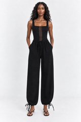 đ AUTUMN/WINTER 2026/27 - Nomad- wide leg pants- black
