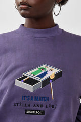 🧦Autumn/Winter 2025/2026- The Lot Sweatshirt - Dusty purple 🚬