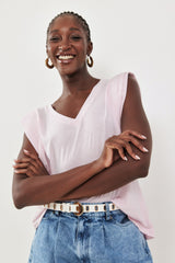 🍰 SUMMER 2026 - Henrietta V Tank - Baby Pink **No ribbed hem**