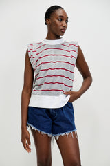 🍰 SUMMER 2026 - Henri Tank -College mode -🏫 **Ribbed hem**