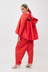 🧦 Autumn/Winter 2025/2026- The Bun zip up hoodie - Red Naylon