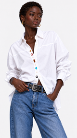 🍁 Auttum/Winter 2026/27 - Valleria shirt - Bedazzled in white - Hand made with love 💘