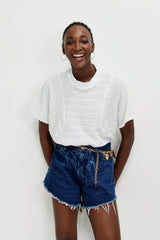 🍰 Summer 2026 🦇 Batwing T - Textured White