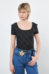 ⛵️Spring / Summer 2025 - Ester - Short T Shirt - Sparkling - This item has a manufacturing defect — the fit is significantly smaller than labeled. We recommend it only for very petite sizes.