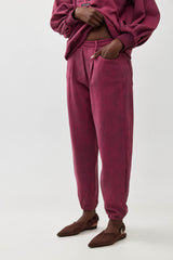 🧦 Autumn/Winter 2025/2026 - Mom’s joggers- Red wine 🍷