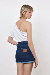 ⛵️Spring/Summer 2025 - Theo - one shoulder- asymmetric T-Shirt- Vanilla 🍦