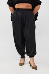 🧦 Autumn/Winter 2025/2026 - Balloon Harem Pants- Black Flare