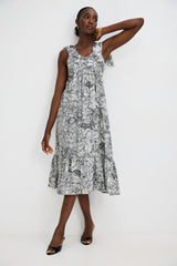 🍰 Summer 2026 - Troy Dress - Black and White Jungle