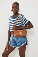 Leather Shoulder & Crossbody Bag –Tuci Bag in Brown- Timeless Elegance with a Modern Edge