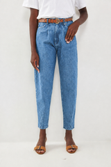 š° Summer 2026- Our interpretation for Mom jeans - Washed Blue