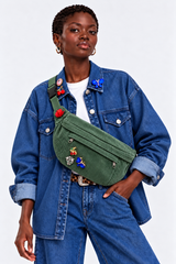 Corduroy Belt Bag- Olive 🫒