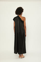 🪻Summer 2024- Philadelphia 76 -One Shoulder Maxi Dress- Black