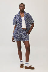 ⛵️Spring/Summer 2025 - BBQ shirt - Navy garden